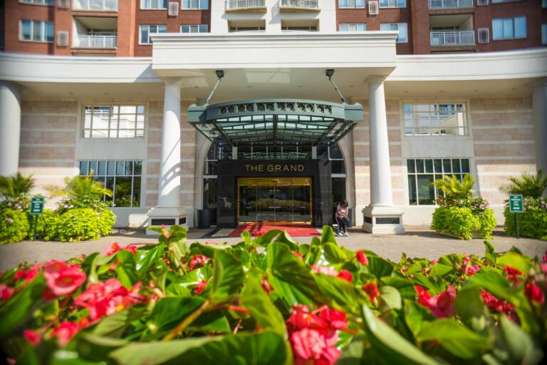 The Grand front entrance